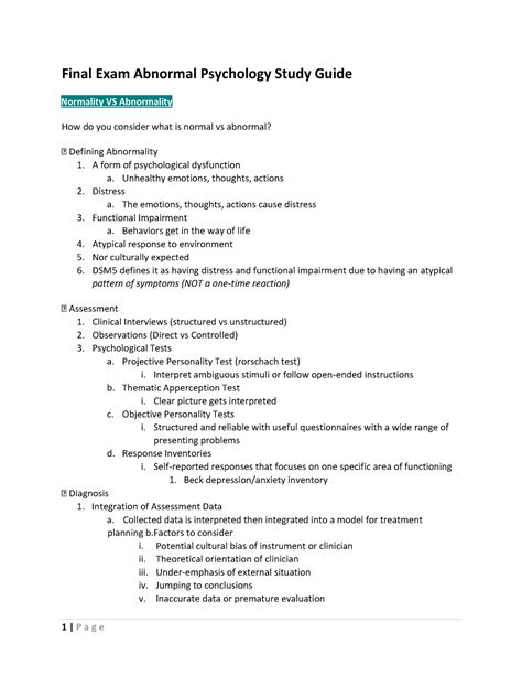 asampson2 dr cameron abnormal psychology harding university test 4|Final Exam for Abnormal Psychology Dr. Cameron .